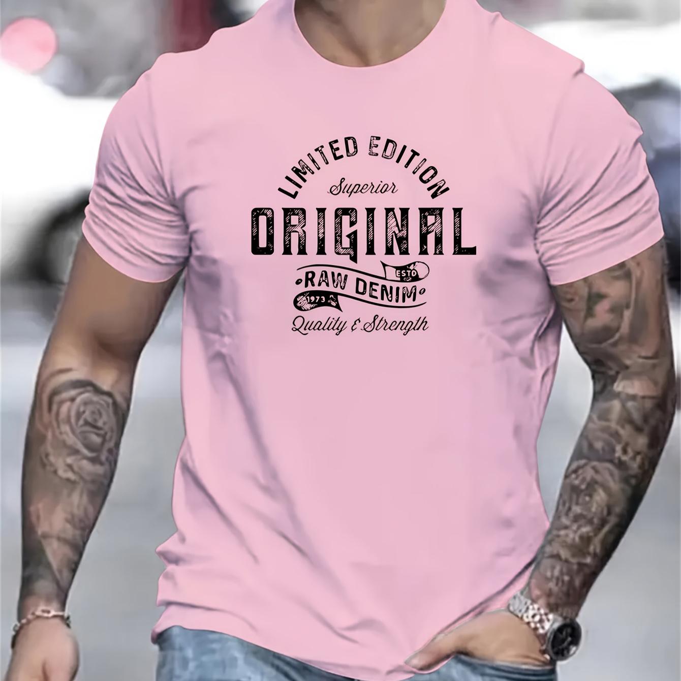 

Mens summer 100 pure cotton fashionable casual sports loose edition pattern printed round neck short sleeved Tshirt top S