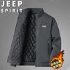 JEEP SPIRIT Men's Stand Collar Casual Windproof Jacket