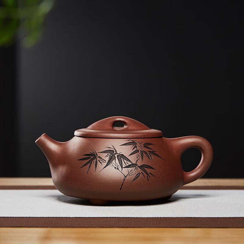 Hu Xiaoxiang Handmade Yixing Zisha 'Jingzhou Shipiao' Teapot
