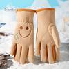 Kids Ski Gloves Winter Windproof Thermal Snow Gloves Cartoon Fleece Warm Mitten for Boys Girls Skiing Snowboard Cycling