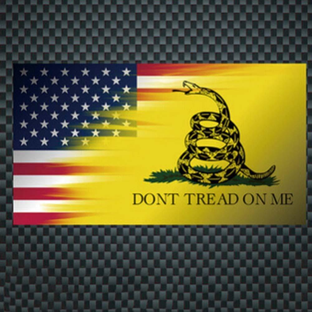 DONT TREAD ON ME The Gadsden Flag EMBLEM STICKER 3D DECAL FOR CARS TRUCKS 2