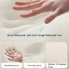 Cuscino per Coppia con 27 Cunei Ergonomici in Memory Foam Inclinati per Supporto MultiPosizione Grigio