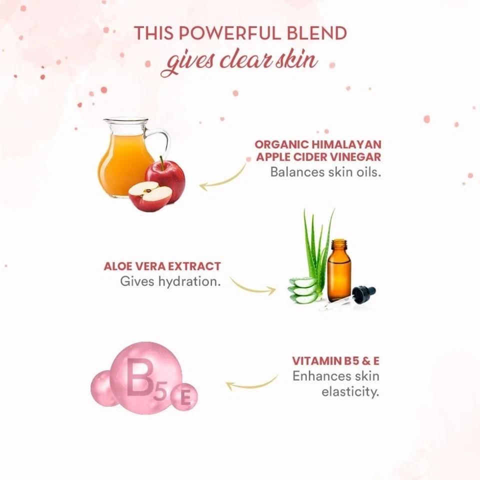 WOW Apple Cider Foaming Face Wash 100ml | Deep Clean Oily Acne Skin