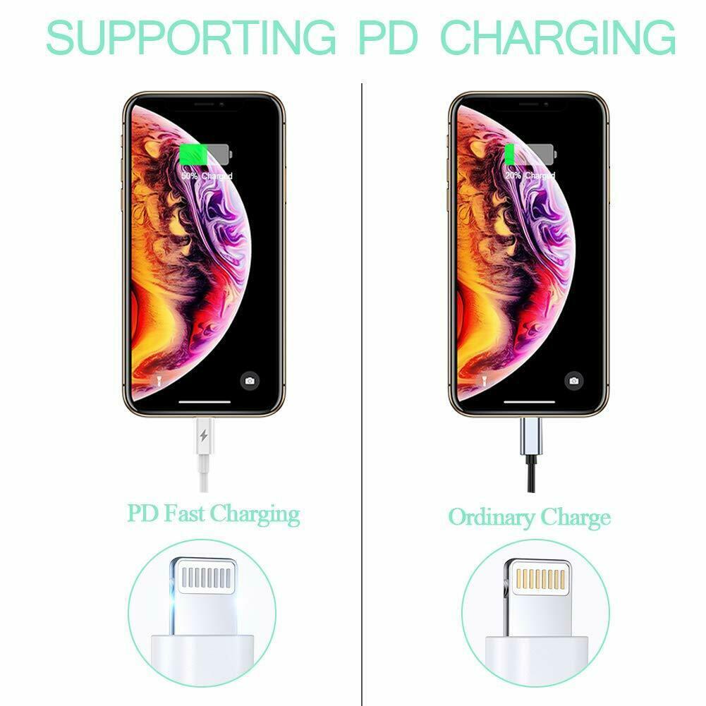 PD Fast Charging Cable for iPhone Xs X 8 pin to TypeC 3A Quick Charger for Type C?to phone