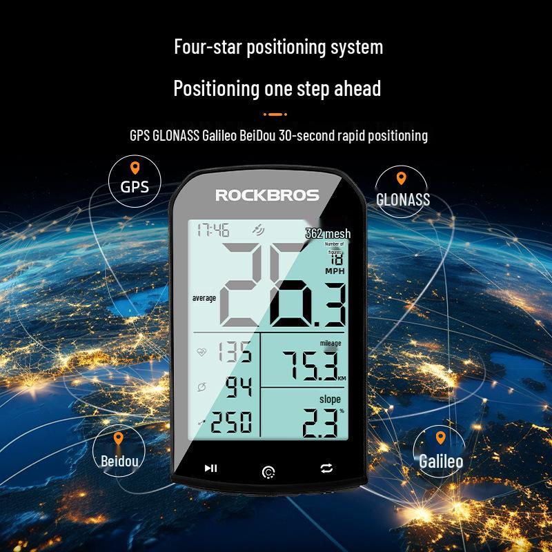 Loch Brothers Wireless Bicycle GPS Speedometer with Cadence Sensor