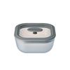 Evercook Microwave Cookware, Glass, 920ml, Square, Medium, Clear,