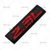3D Metal 2.0L 2.2L 2.3L 2.4L 2.5L 2.6L 2.7L 2.8L Car Engine Displacement Badge Rear Trunk Emblem Stickers Decorative Accessories