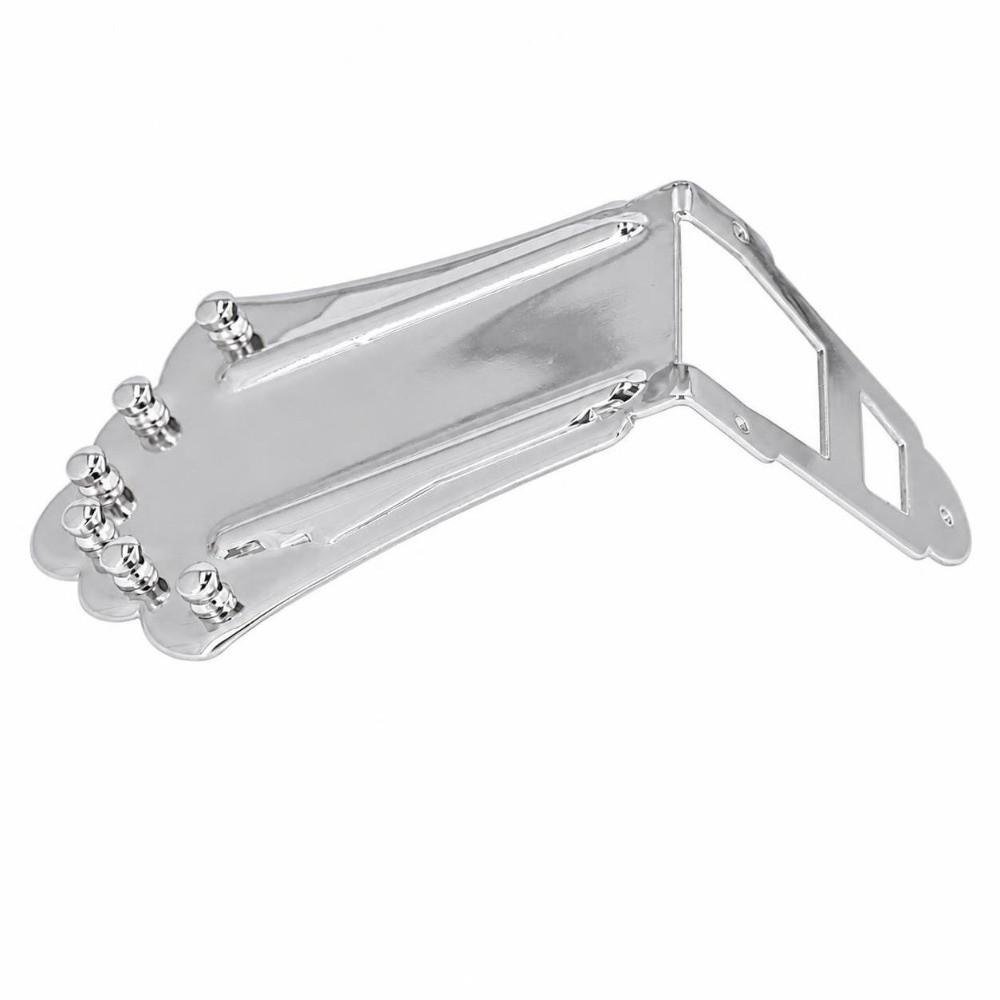 Silver Guitar Tailpiece Metal Replacement Tailpiece Guitar Part Replacement