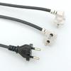 KC Korea C17 Power Cord: Two-Pin, Two-Hole, Figure-Eight, 10A with Korean Standard Plug for Medical & Beauty Devices.