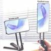Magsafe Dual-sided Magnetic Phone Tripod Stand Foldable Desk Mount Phone Handle Holder for iPhone Smartphones Selfie Outdoor Travel Vlog LiveStreaming