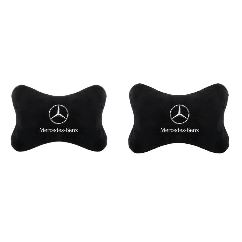 Soft Car Seat Belt Shoulder Pads Safety Headrest Neck Pillow Suit For Mercedes Benz A B C E S Class CLA CLS SLK GLA GLC GLB GLK