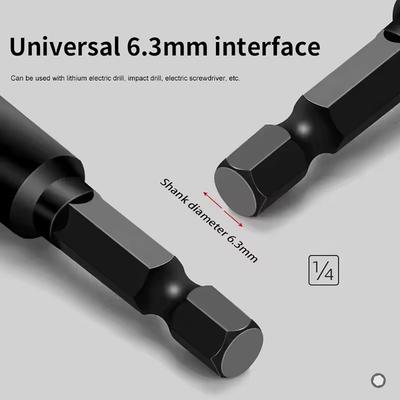 Hexagonal Magnetic Socket Wrench, Drill Tool Accessories, Car Repair Tools, Impact Extension Rod and Plug Adapter 1/3/5/10pcs