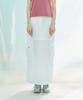 LARTIGENT L9 2-Way Nylon Long Skirt(White)