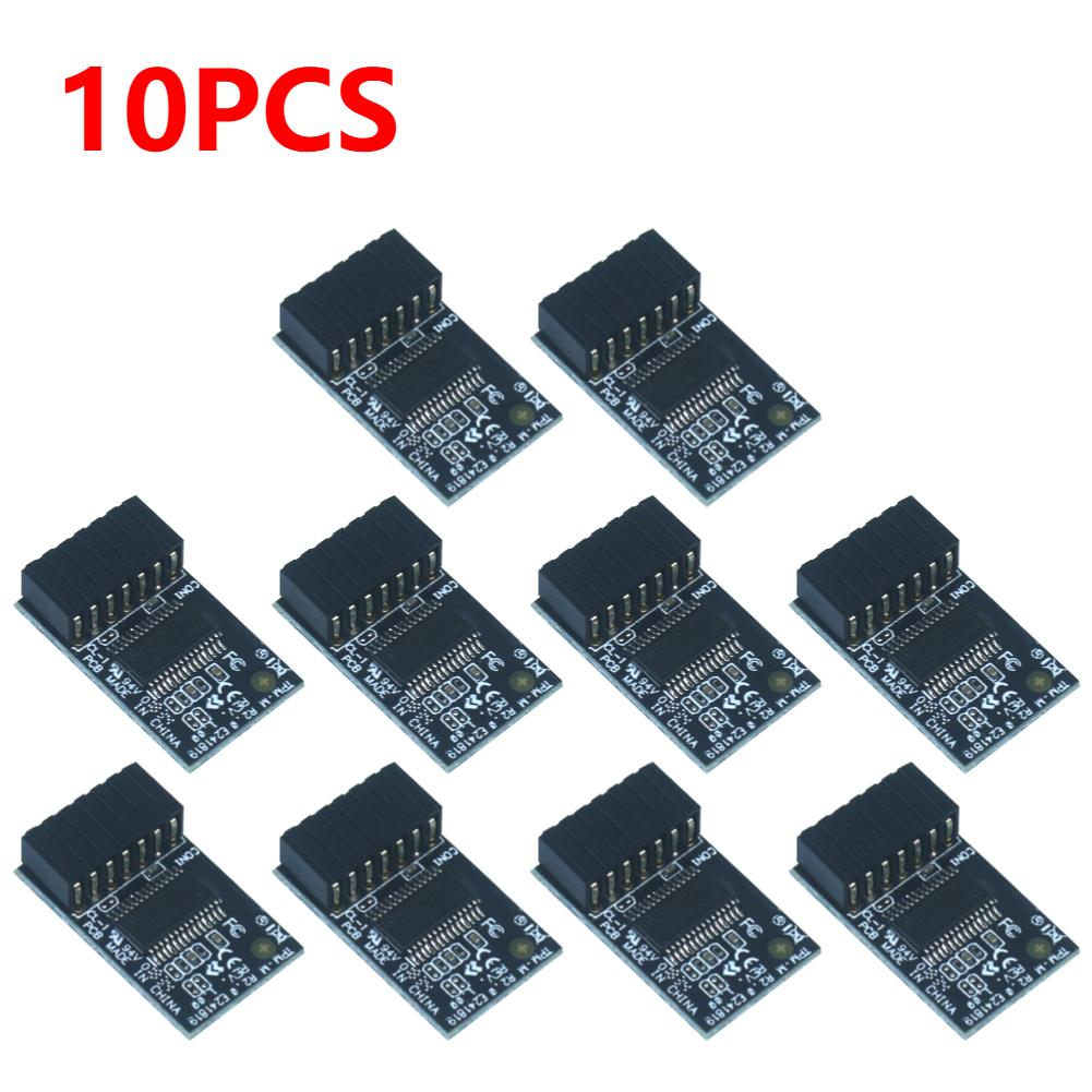 1-10X For Asus TPM-M R2.0 TPM Module LPC 14-1 Pin Computer TPM-M R2.0 TPM-M R2.0 Hardware Security Chip for Asus Motherboards