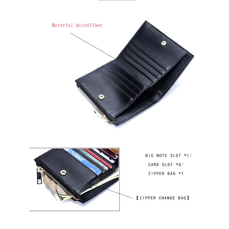 Western Sheepskin Hand Braided Pattern Women Bifold Wallet Fashion Macaron Color Woven Zipper Women Purse