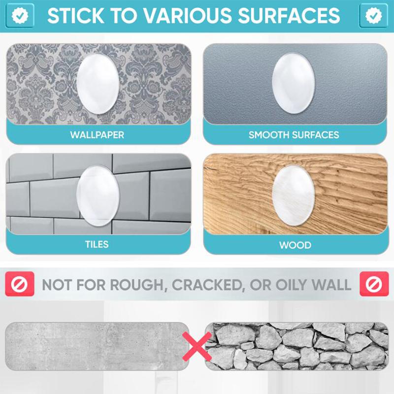 1Pc Clear Rubber Stopper Door Mute Stickers Deurstopper Protection Porte Pad Door Stopper Silicone Rubber Hardware Bumper Wall Mat