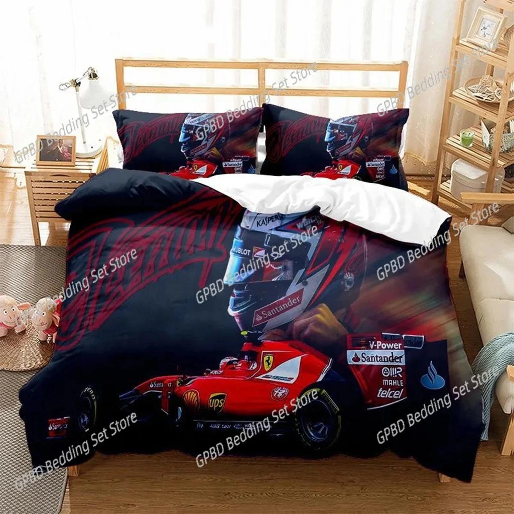 Comforter 3D Print Sports Car Bedding Set 3D Printed Suitable For Bedroom Kids Home Textile