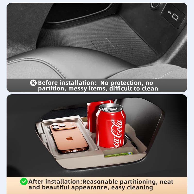 For Geely Monjaro 2021 2022 2023 2024 2025 2026 Storage Box Center Armrest Hidden Box Cup Holder Organizer Interior Accessories