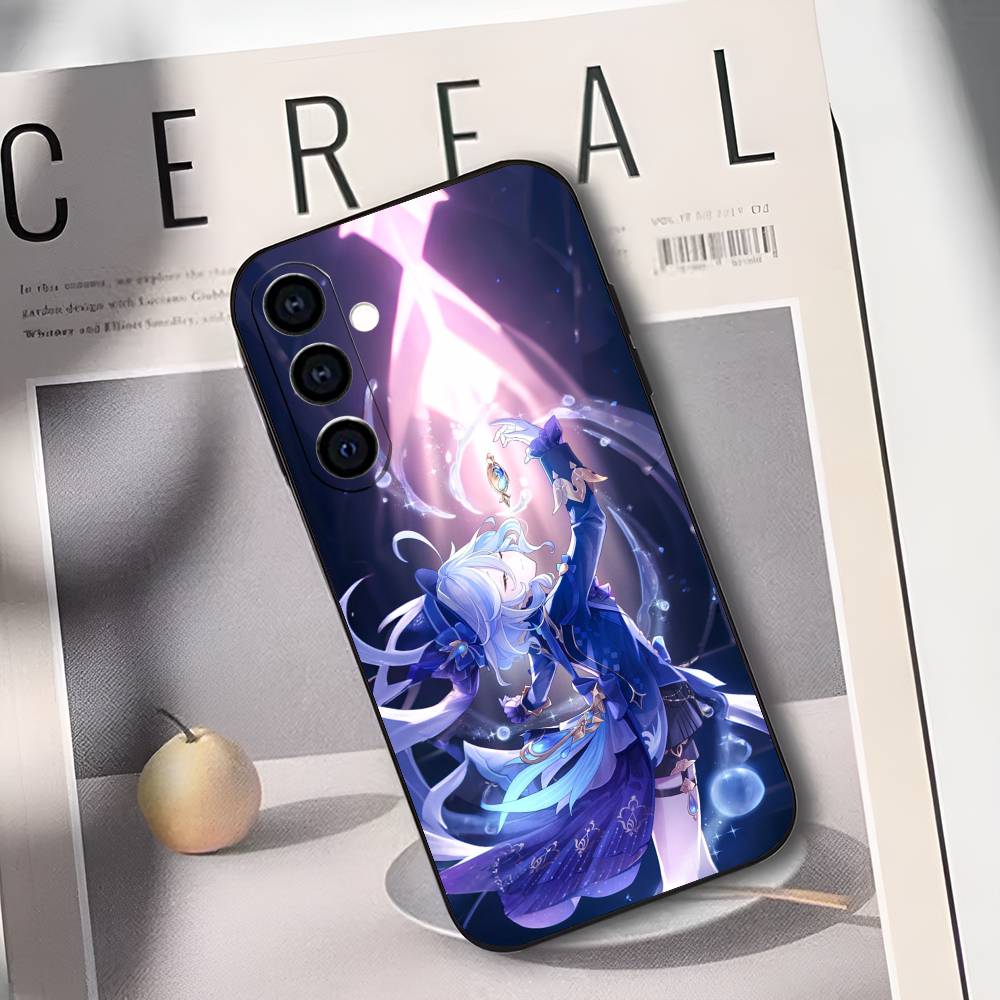 F-Furina G-Genshin I-Impact Phone Case Silicone Soft For Samsung Galaxy A73,A72,A71,A70,A53,A52,A51