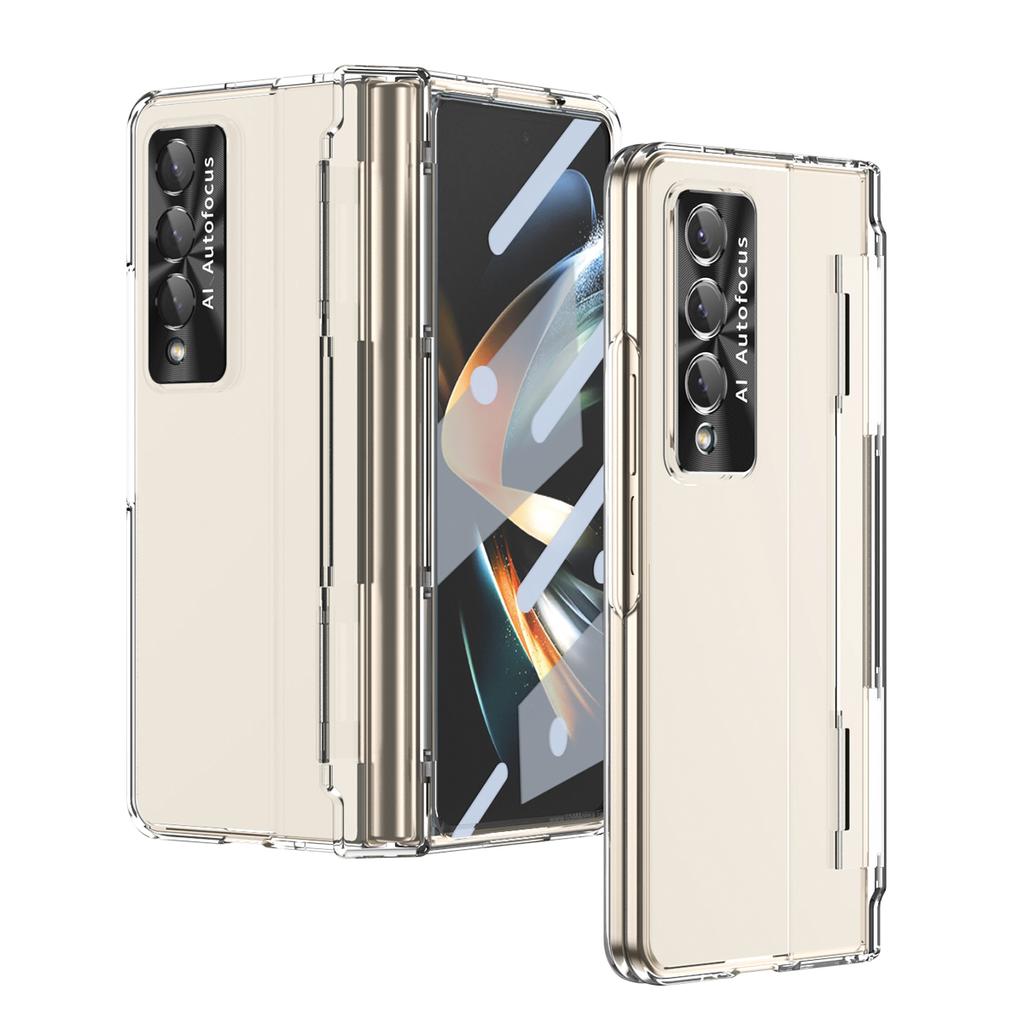 Anti -Shock Strong Protection Folding Case For Samsung Galaxy Z Fold4 Fold 4 Fold3 Fold 3 Zfold4 Full Glass Film Cover Zfold3
