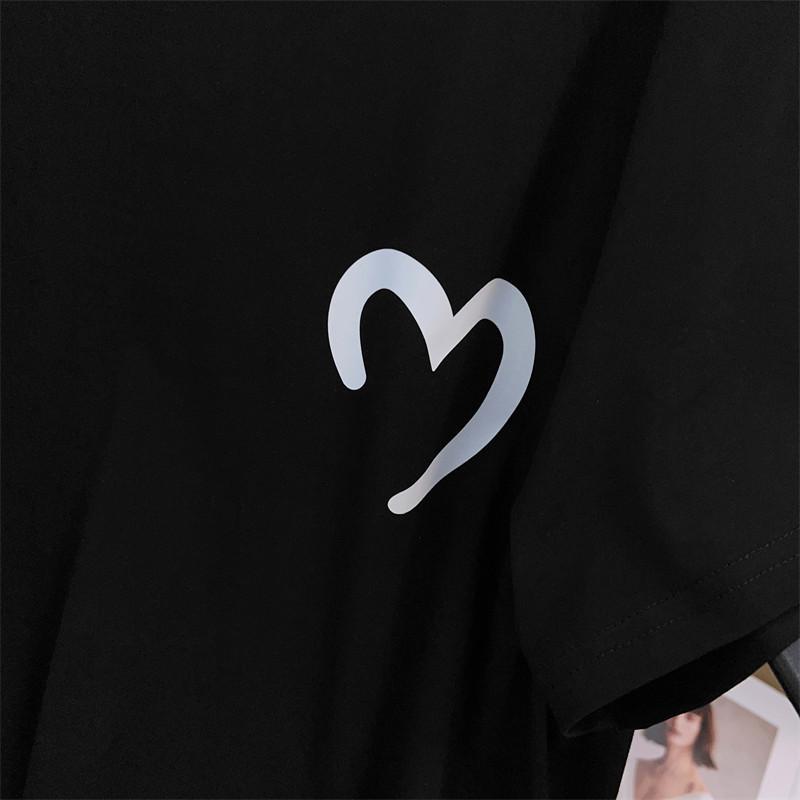 Plus Size Loose Mid-Length Short-Sleeve Women's T-Shirt (200/300/350 Jin)