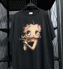 Vintage Betty Boop Cartoon Tee 1997s Black Unisex Tshirt S-5XL