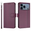 Flip Wallet Case for iPhone 17 16 Pro Max 17e 16e Air, Leather Card Holder Cover with Magnetic Clasp, Stand, Shockproof Case