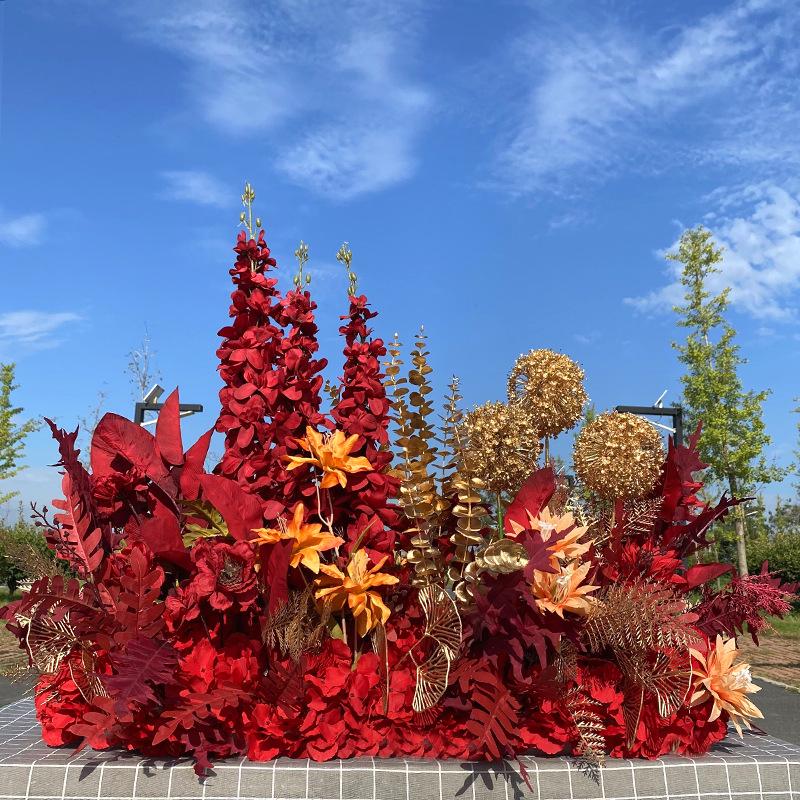 Silk Floral Wedding Aisle & Wall Decoration