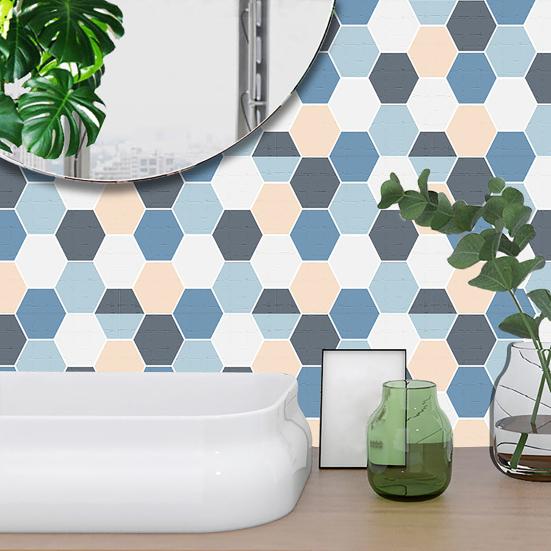 Geometric Pattern Combination Wall Sticker Minimalist Mural Home Decorations PVC Geometric Pattern Combination Wall Sticker Minimalist Mural Home Decorations PVC