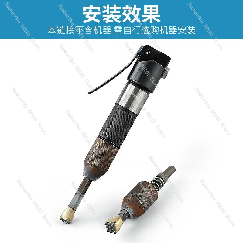 Pneumatic Engraving Pen for Rough Stone Edging, Stone Carving and Chiseling Tools, Alloy Flower Hammers for Stone Surfaces