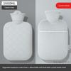 Hot Water Bottle for Warming, Plush Hot Water Bag for Stomach, Bed, and Hand Warming, Explosion-Proof, Suitable for Female Students and Menstrual