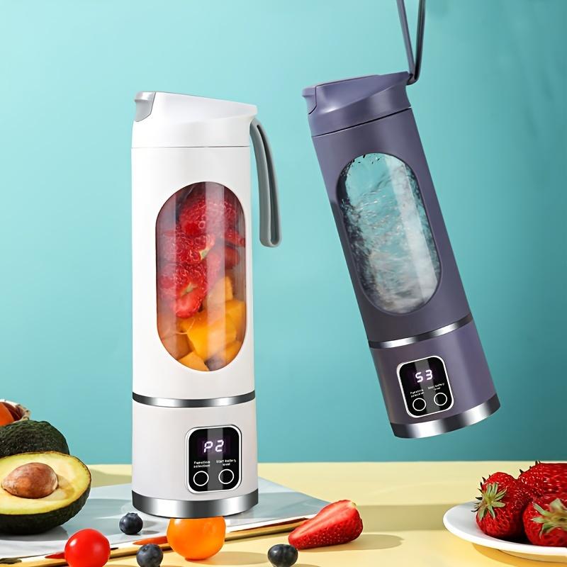 450ml Fruit Juicer 8 Blades 3 Gears USB Rechargeable Portable Blender Ice Crusher for Shakes and Smoothies Juicer Cup