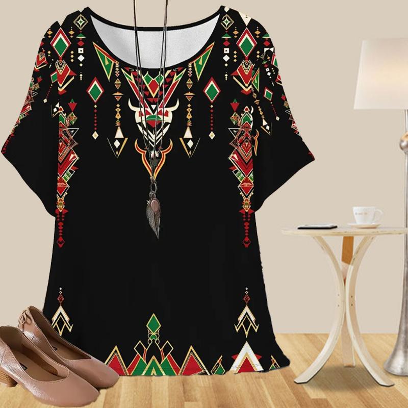 

Женская повседневная свободная весенняя рубашка, женские топы с коротким рукавом и узорами в виде веток деревьев в стиле граффити 8XL красный