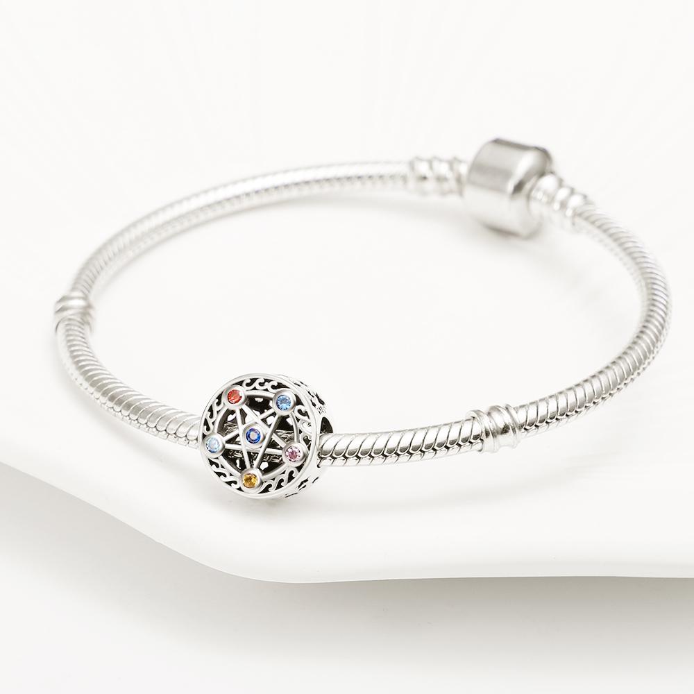 Plated 925 Silver Lucky Love Charms Fit 925 Charms Bracelet Beads Jewelry Gifts for Women