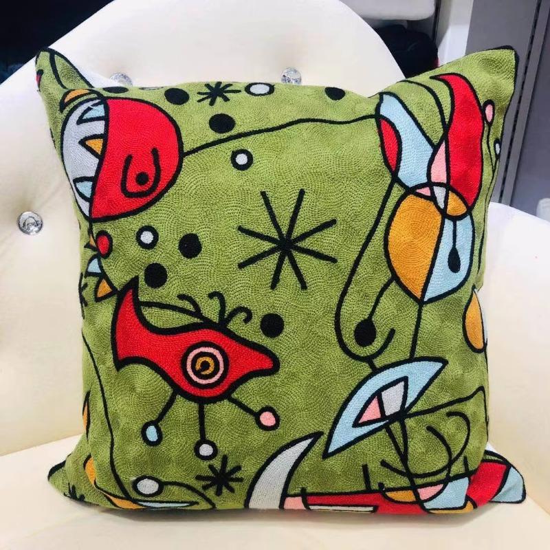 High Quality Picasso Abstract Cotton Pillow Cover Canvas Single-Sided Sofa Embroidery Cushion Cover For Living Room Home Decor