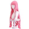 Long Pink Curly Synthetic Wig 90cm Anime Costume Party Heat Resistant Fiber Women Cosplay Hair Wigs