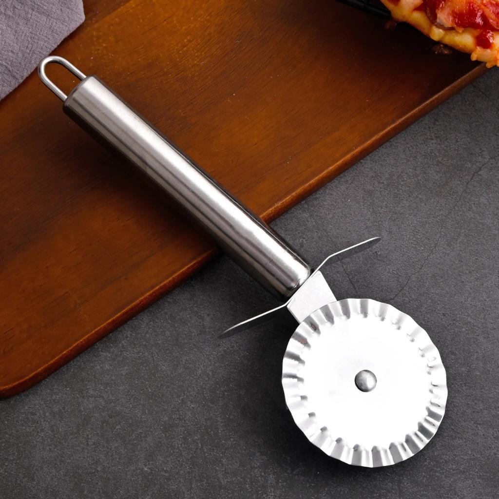 1PC nožová kolečka na pizzu Nářadí na pizzu Nerezová kolečka Průměr kráječe na pizzu Nůž na krájení Pizza Nástroje Kuchyňské příslušenství
