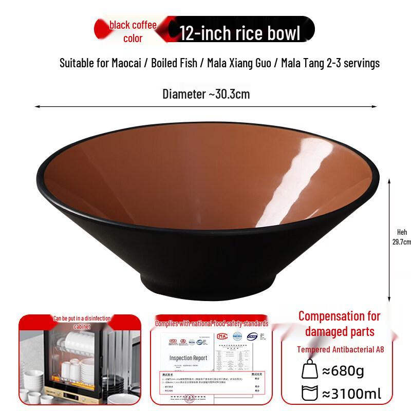

Melamine Japanese Noodle Bowl