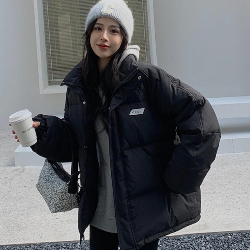 Winter Padded Clothes Women's New Loose Large Size Padded Jacket Student Thickened Warm Bread Clothes Padded Jacket