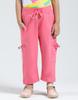 Girls Solid Regular Fit Capri