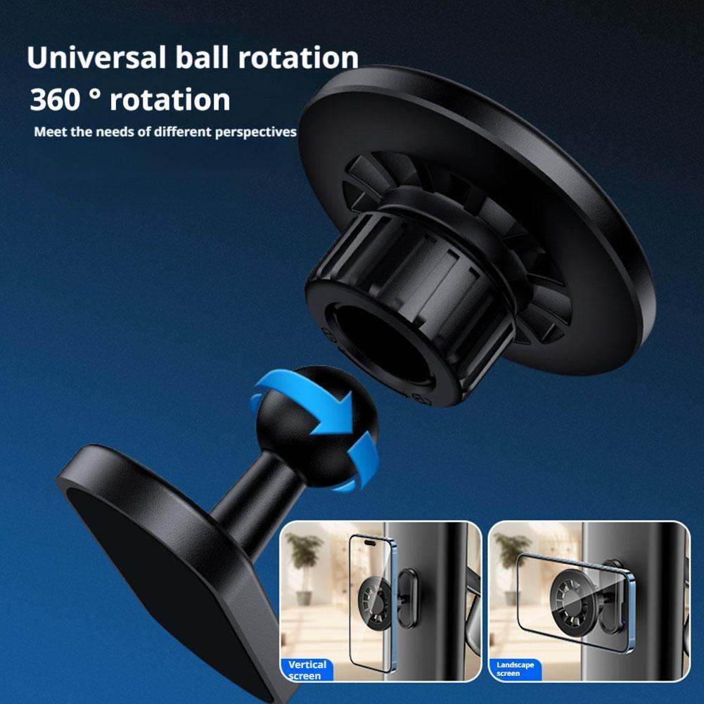 Double-sided Magnetic Cell Phone Mount Holder 360 Adjustable Stand For MagSafe Strong Magnetic Phone Holder Multi-Angle Support