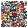 50Pcs Avengers Anime Cartoon Sticker Diy Motorcycle Helmet Skateboard Laptop Bike Car Hulk Steel Iron Man Stickers Decals