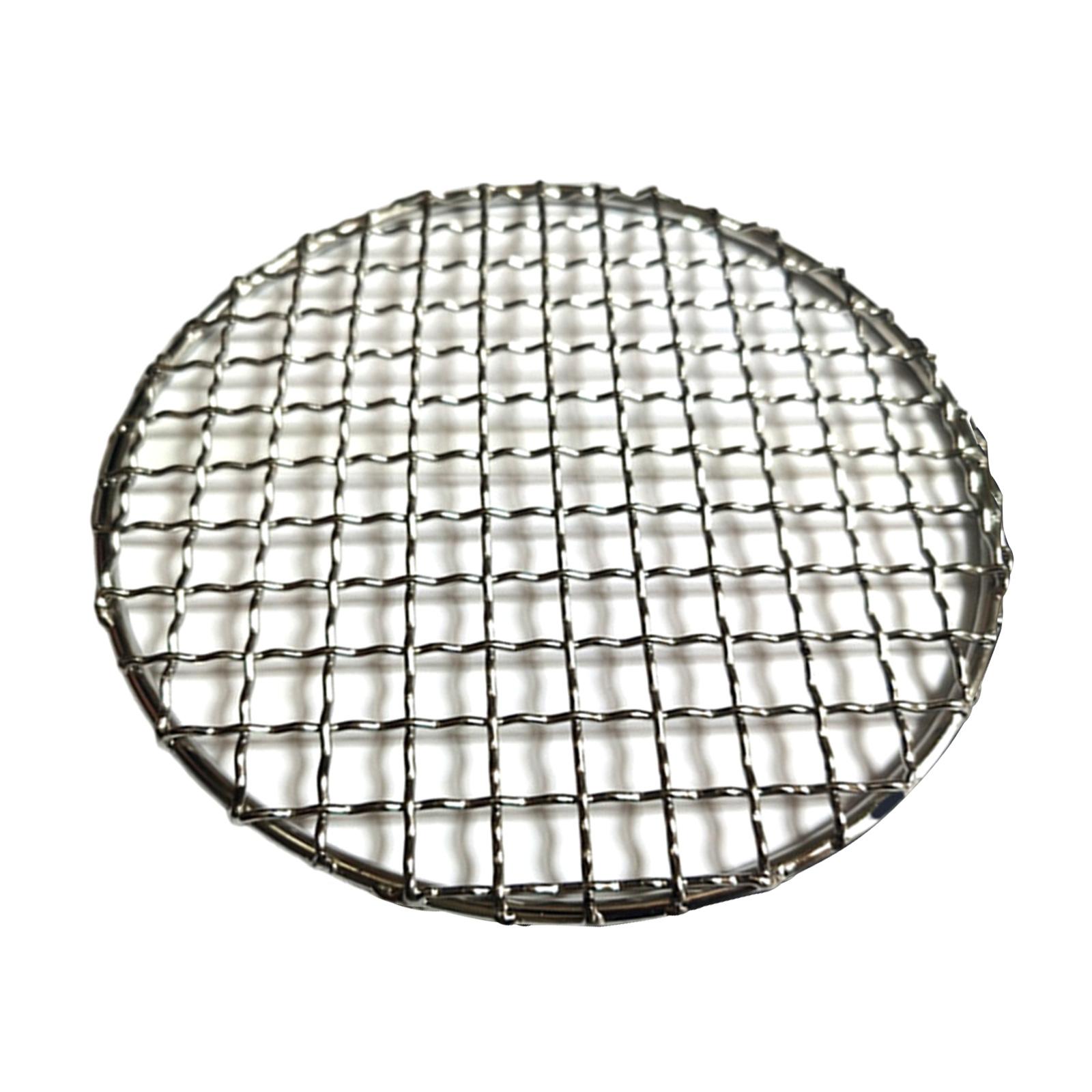 Simple Firewood Grill Barbecue Stove Rack Stainless Steel Camping Grill Firewood Grill Multi-sizes Round Pot Rack 15cm