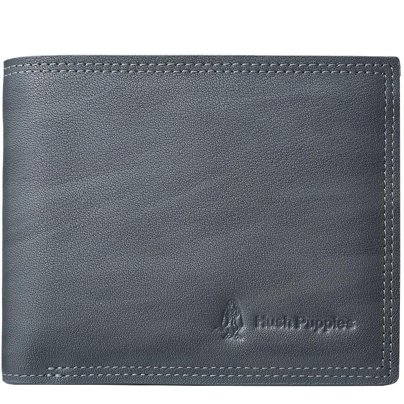 Мужской кожаный кошелек Hush Puppies в стиле ретро