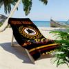 Custom Name AS Roma Print Beach Towel, Large Soft Quick Dry Towel for Beach Camping Swimming