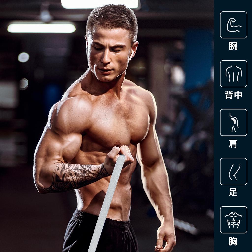 TheFitLife Training Muscle Training Rubber Resistance Stretch Fitness Bands Tubes, Tubes, Tubes, Bands, Bands, (Light Gray/Gray/Black)