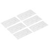 6Pcs Innovative Tiles Sticker Brick Pattern Wall Decal Sticker for Home Living Room Decor
