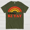 Bruce Willis Yippee Ki Yay Rainbow Cotton Summer Casual Cool Loose T-Shirt