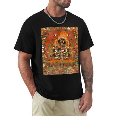 Mahakala Protector Of The Tent Tshirt Fashion Print Casual Short Sleeve