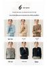 Women's Cashmere Round-Neck Sweater Cardigan - Loose, Cozy Autumn/Winter Knitwear.